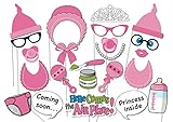 [USA-SALES] Baby Shower Photo Booth props, Attached to the stick, NO DIY REQUIRED Its A Girl, baby shower decoration, party photo booth