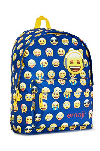 Emoji: Mochila escolar niñas y niños  para la escuela  Color Azul Marino  Talla única