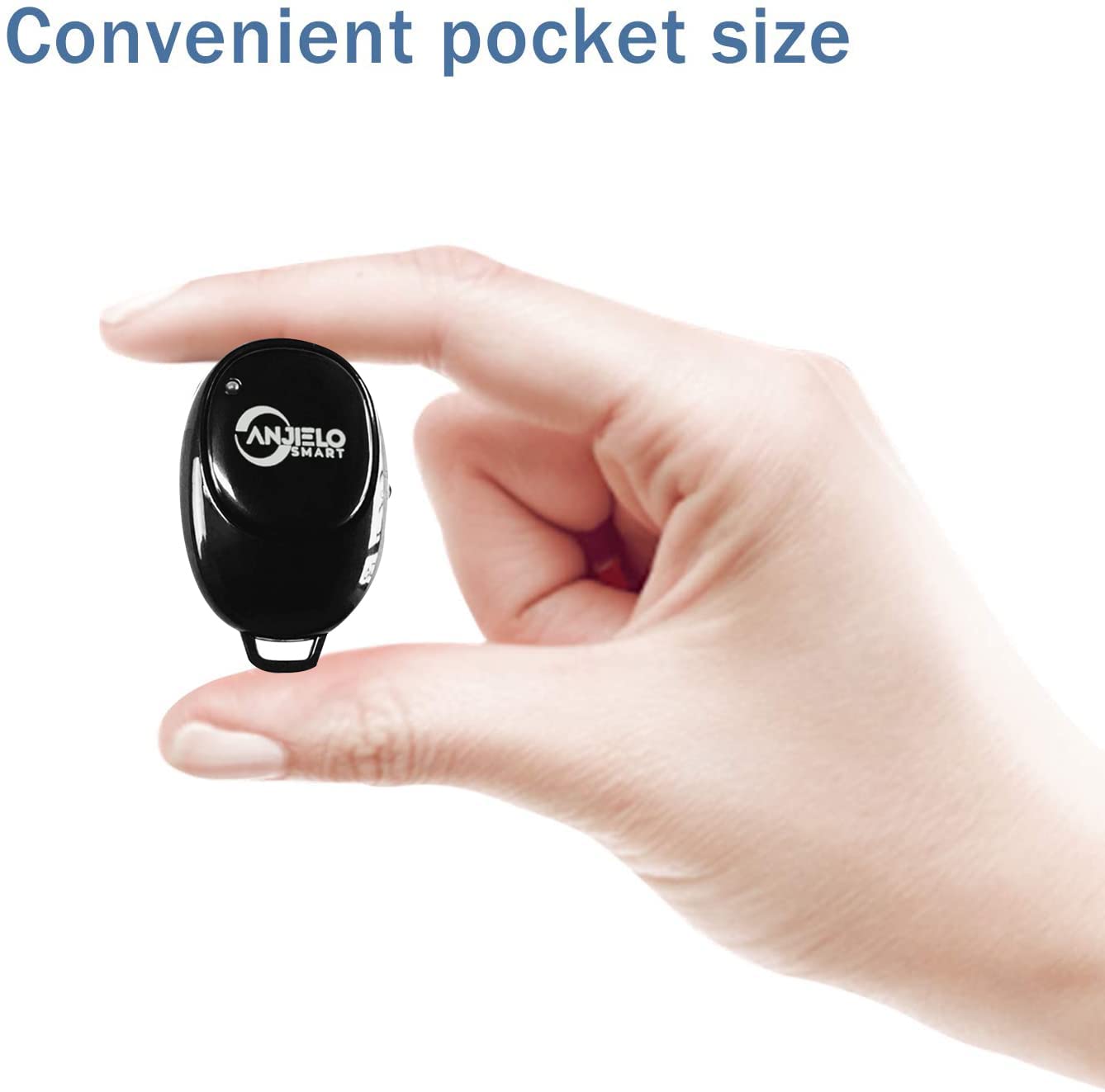 Disparador Remoto inalámbrico Bluetooth Selfie Remote Compatible con Todos los Dispositivos iOS y Android