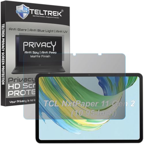 Image of Privacy Matte Anti Peep Screen Guard Compatible With TCL NXTPAPER 11 Gen 2 Tab (10.95 inch Inch Tablet) Anti Spy Screenguard Not a Tempered Glass Screen Protector