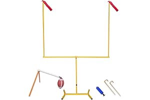 Football Field Goal Post, Adjustable Heights, with Kicking Tee