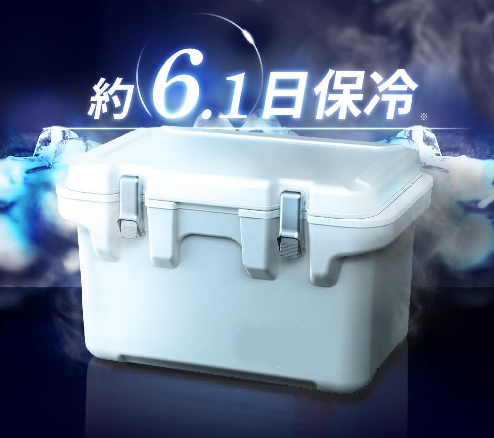 真空断熱クーラーボックス 40L チャコ-ルグレー クーラーボックス レジャークーラー アウトドア キャンプ 大型 スポーツ クーラーボックス 保冷  大型 大容量 40L 保冷力 ハード 真空断熱 アウトドア レジャー キャンプ 釣り スポーツ ペットボトル バーベキュー 座れる ... 【13.3日保冷】真空断熱クーラーボックス 40L ホワイトアッシュ クーラーボックス レジャークーラー アウトドア キャンプ 大型