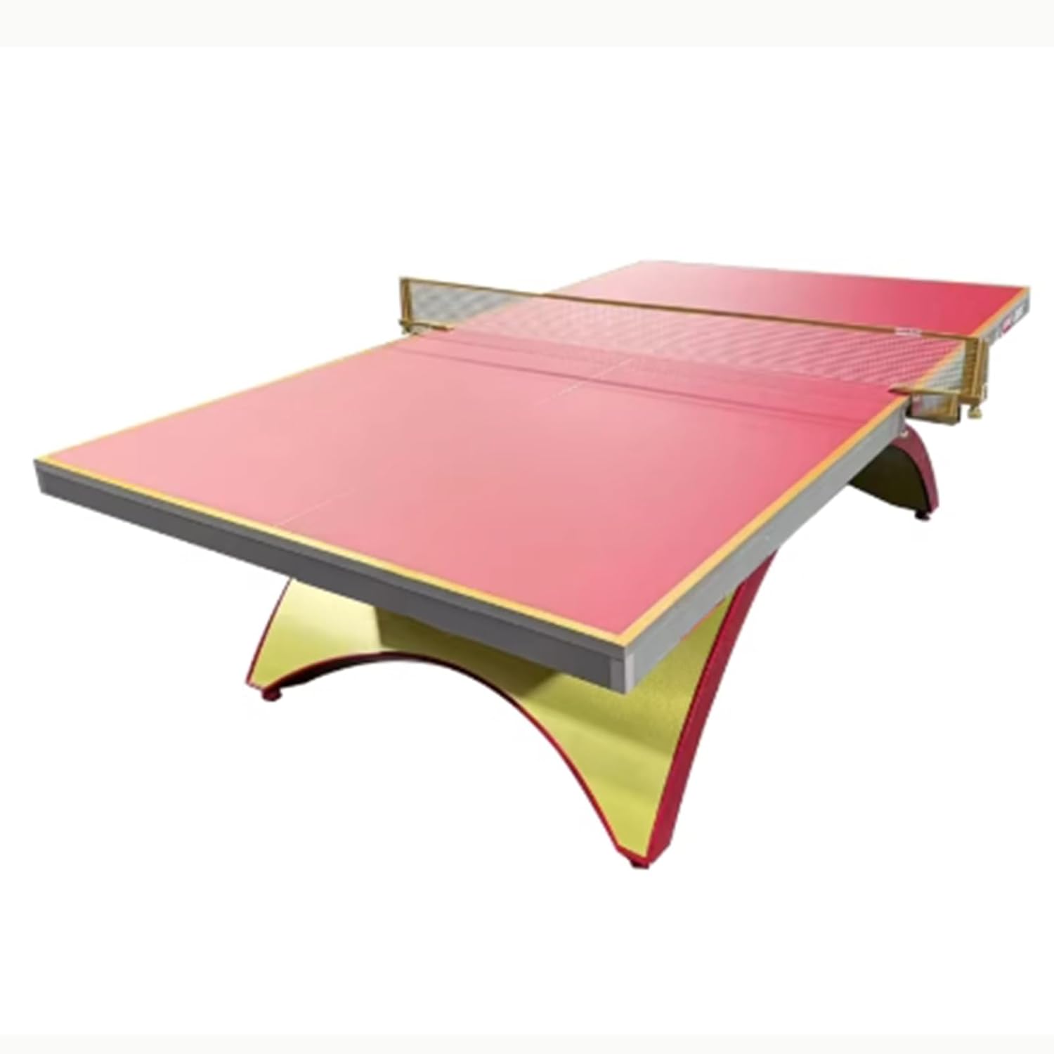 Professional Tournament Table Tennis Table, Ping Pong Table with Consistent Bounce, All Weather Indoor Outdoor Foldable Table with Wheels