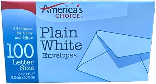 100 sobres blancos lisos de tamaño carta disponible en Yaxa Colombia