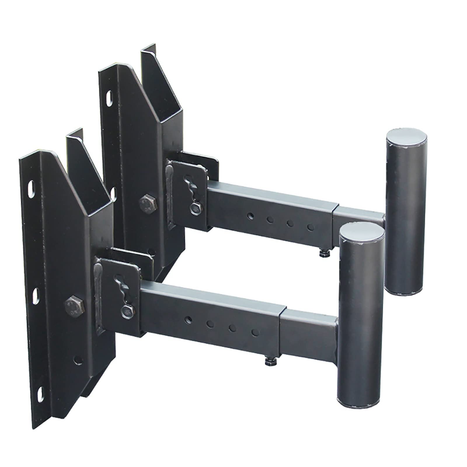 TEmkin Soporte para Altavo,Soportes de Pared para Altavoces de Alta Resistencia, Soporte de Montaje para Altavoces con inclinación giratoria Ajustable, Ajuste de Longitud de Cuatro Posiciones