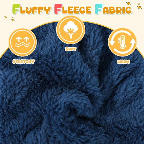 Dog Sweater for Small Dogs Girl Boy, Winter Fleece Teacup Dog Sweaters, Cute Puppy Clothes Warm Soft Pet Outfit Apparel (Nave Blue, XX-Small) - Image 5