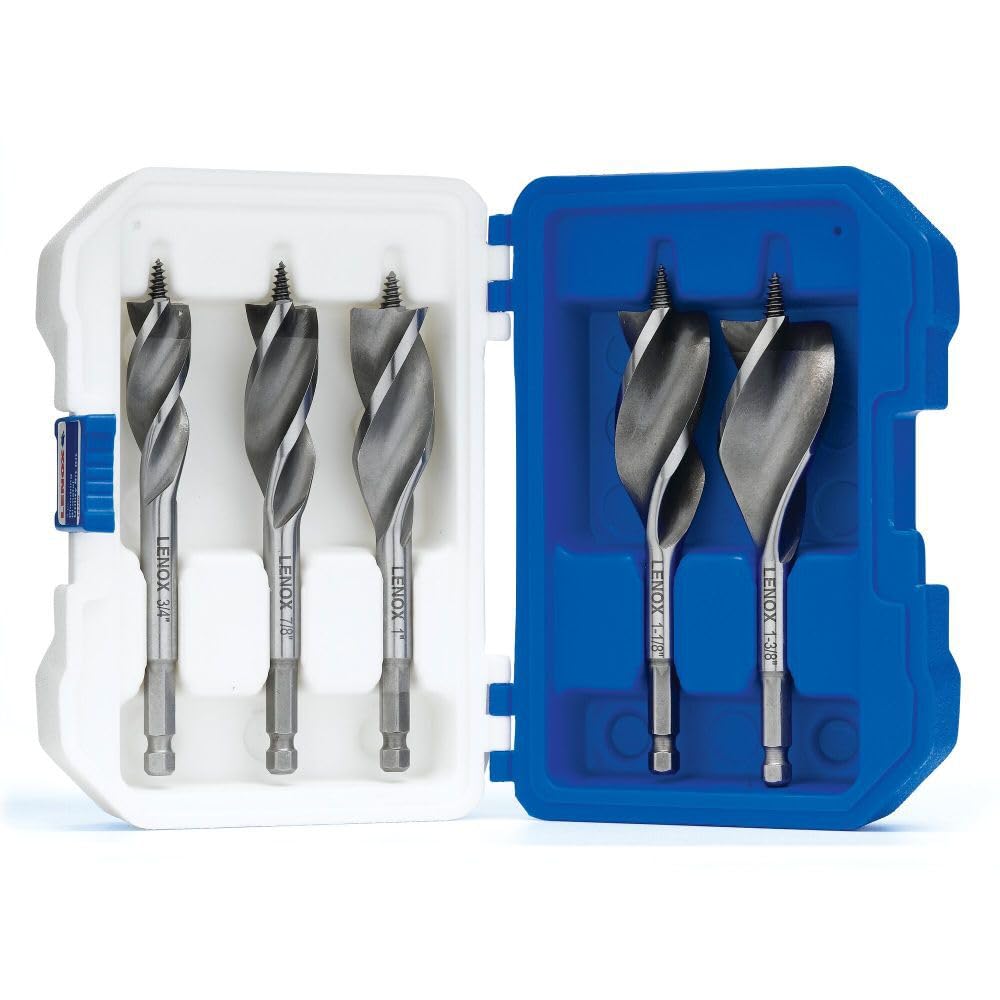 Lenox Industrial Tools 14788 - Juego de brocas bimetales para fontaneros (5 piezas)