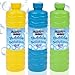 KreativeKraft Solution Bulles De Savon Enfant, Bouteille 1 Litre De Produit Liquide A Bulle pour Jeux Exterieur Ou Interieur Appareil, Machine, Pistolet, Recharge pour Kit Bulles Géante - Lot de 3