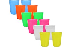 Nite Glow 12 oz. Stadium Cups For Picnics And Catering,