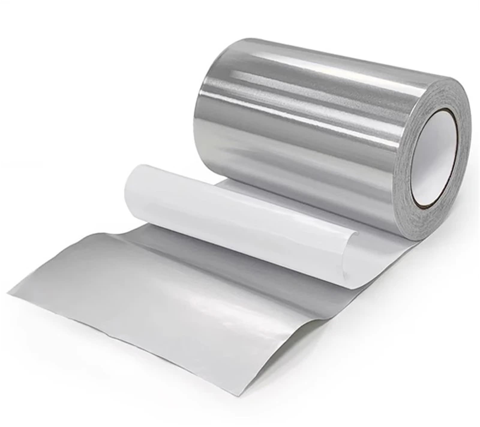 Cinta térmica de aluminio, Cinta de Papel Aluminio, Alta Temperatura, Autoadhesiva, a Prueba Fugas, 10-200mmx20mx0.08mm(150mmx20mx0.08mm)