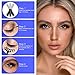 Magnetic Eyelashes Silk Material, Long Lasting Magnetic Lashes Easy to Remove, Magnetic Eyelashes with Eyeliner Natural Looking ,Natural Lashes for Women , Pestañas Postizas Magneticas