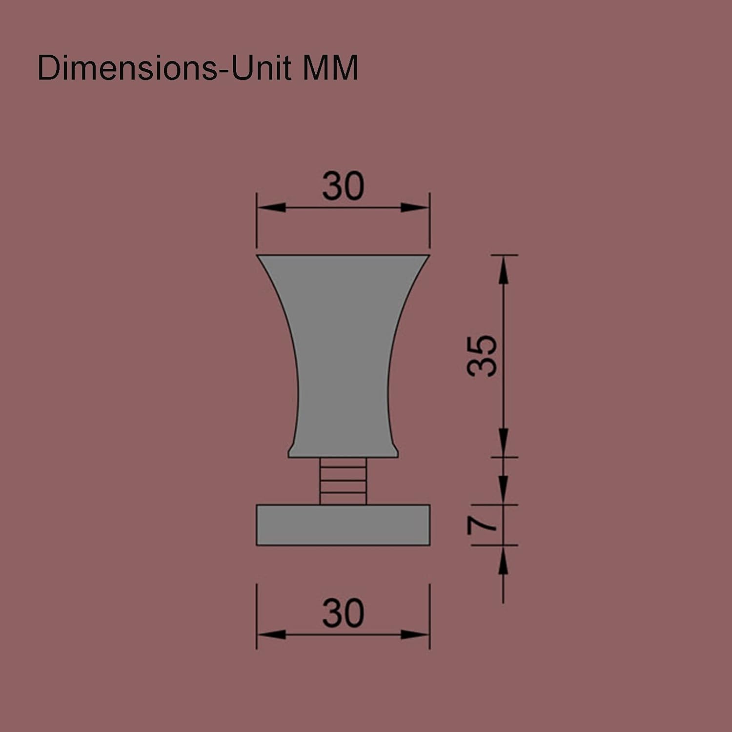 Silver Single Hole Knobs, Shower Room Glass Door Handle, Replacement Parts Shower Door Knobs for Cabinet Kitchen Bathroom Home