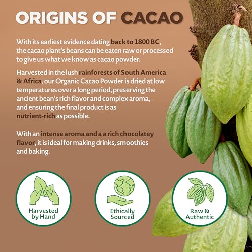 Naturalebio CACAO1KG Organic Cacao Powder 35Oz thumb #4
