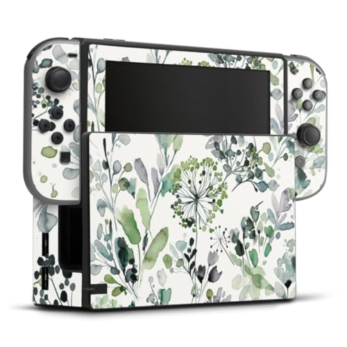 Sticker Nintendo Switch eucalyptus pour une session de jeu détente