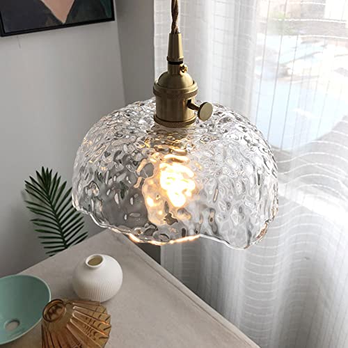 Lámpara colgante pequeña de cristal para iluminar barras oscuras de restaurante 4
