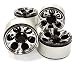 Integy RC Model C26615BLACK 1.9 Size Billet Machined Alloy 6H Spoke Wheel(4) High Mass Type for Scale Crawler