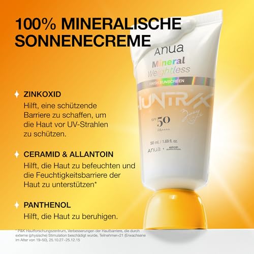 Anua Mineral Weightless Sunscreen Spf 50, Kpop Demon Hunters, 50ml – Ansicht 3