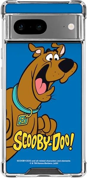 Skinit Clear Phone Case Compatible with Google Pixel 7a - Officially Licensed Scooby Doo Scooby-Doo Design