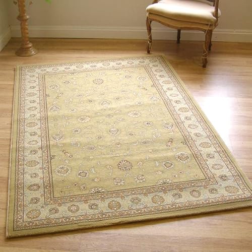 Noble Art Rug 6529-790 Gold & Cream Traditional Circle - Round 2.0m X 2.0m (6'6 X 6'6 Approx)
