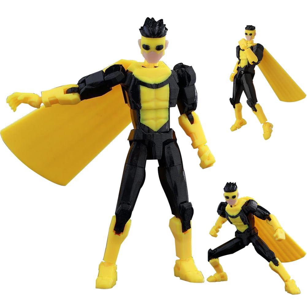 Jiumaocleu Mark Grayson Movable Action Figure - 3D Printed Multi-Jointed Figures Mark Grayson Super Action Statue Interchangeable Accessories Collectible Figurine 13.5CM — image 1