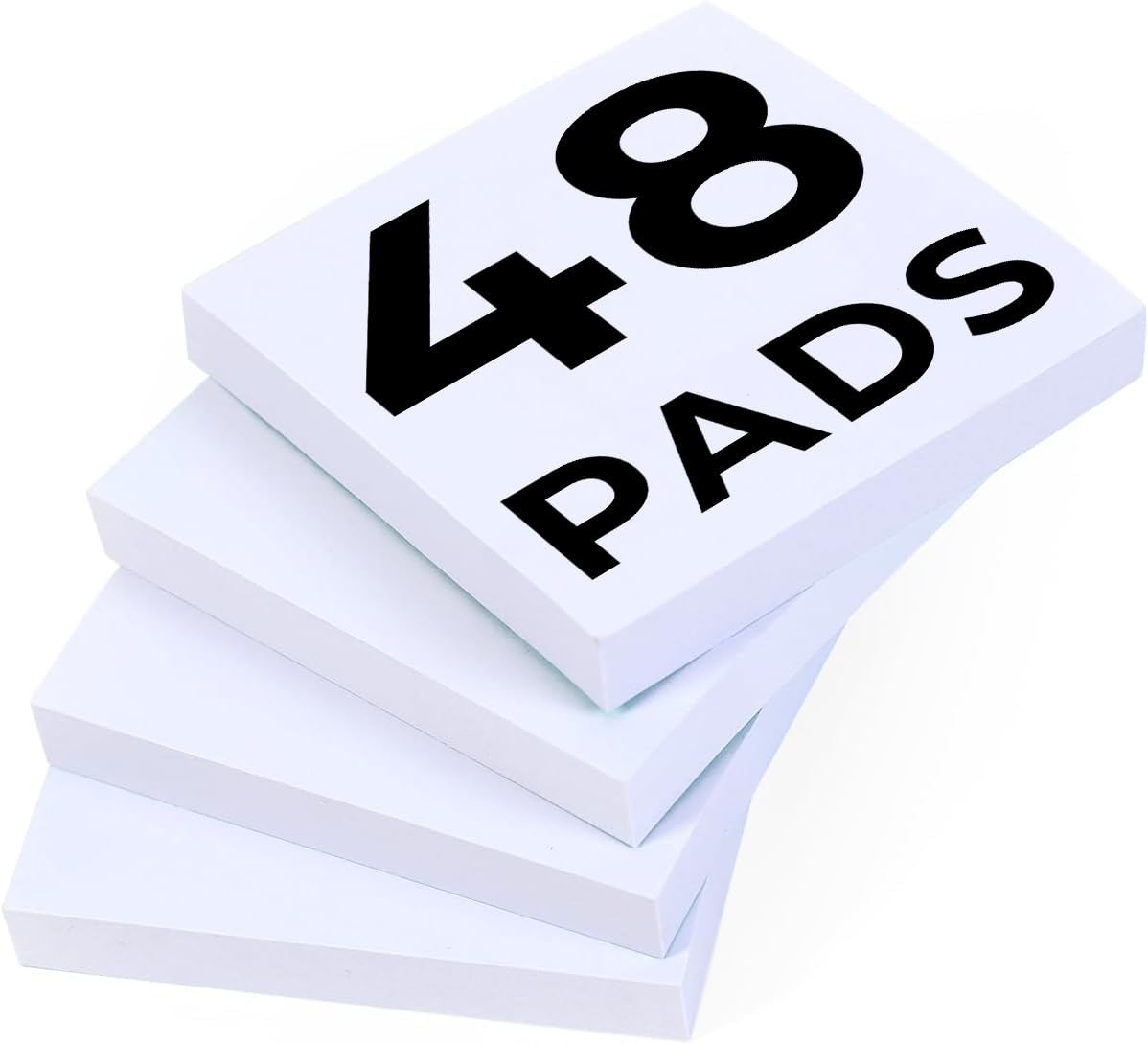 Evergreen Goods White Sticky Notes 76x76mm (3"x3") | 4800 Sheets