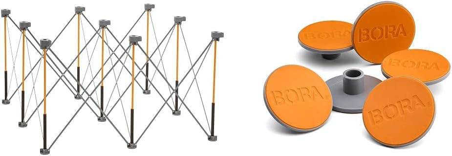 BORA Centipede CK9S 30 inch Portable Work Stand Bundle with Non-Slips