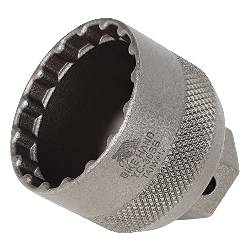 BIKE HAND eBike Bottom Bracket 16-Notch Lockring Install Remove Tool - Compatible with Shimano Steps E6000