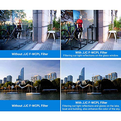 Image of JJC 77mm Circular Polarizer Polarizing 18-Layer CPL Filter for Camera Lens | for Canon RF 14-35mm f4L IS USM, Nikon Z 24-120mm f4 S, Z 28-400mm f4-8, Sony FE 70-200mm F2.8 Lens & More 77mm Thread Lenses