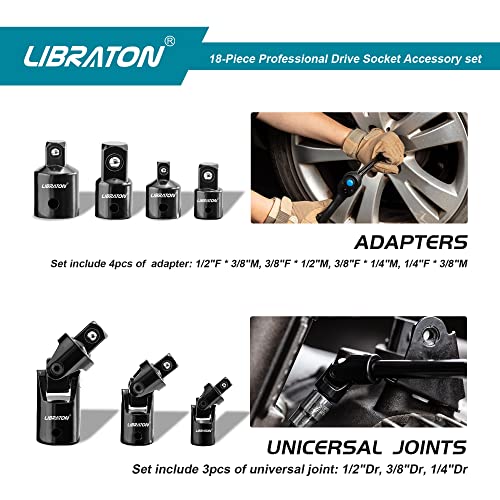 Libraton Set de 18 Extensiones y 20 Destornilladores Magnéticos miniatura 3