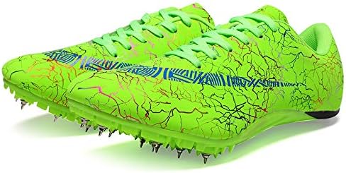 Track Spikes Shoes Mens Womens Track and Field Athletics Training Sprint Racing Track Shoes with Spikes