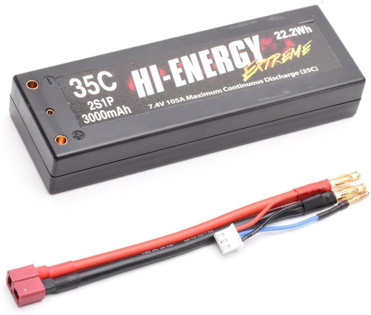 Ripmax Hi-Energy 2S1P 7.4V 3000mAh 35C Car Li-Po Battery Pack