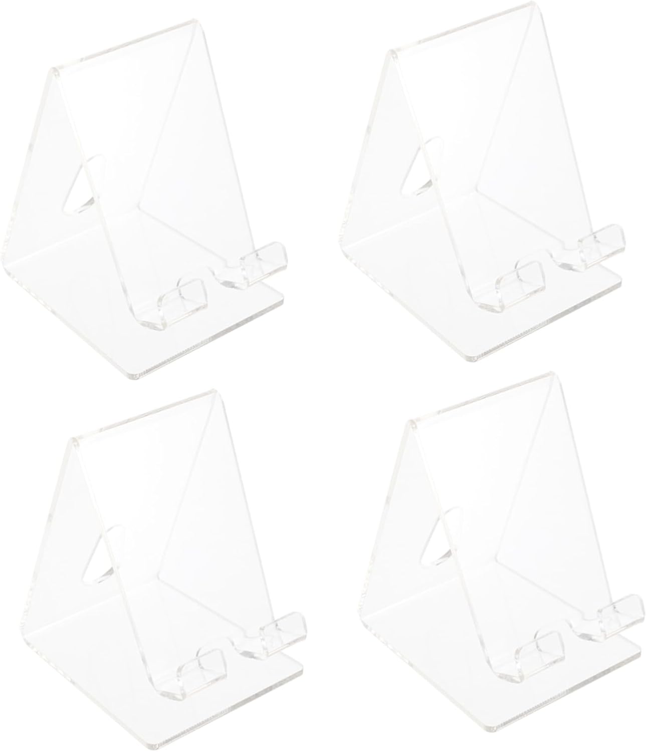 4pcs Acrylic Smartphone Stand for Desk Display Holder