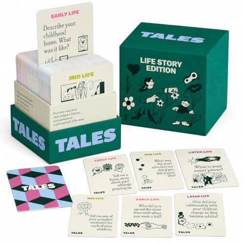 Image of 1 Set Life Story Conversation Cards with Prompts – Family Dinner Party Game