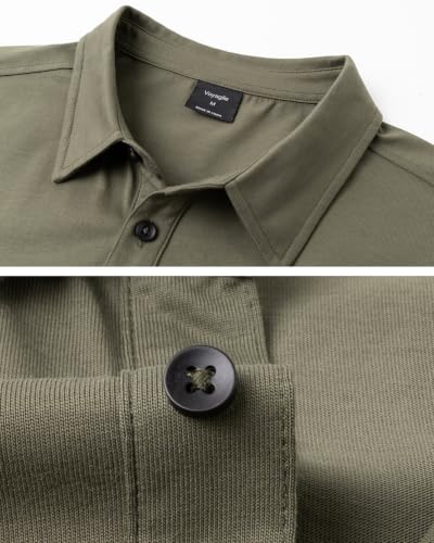 Camiseta polo para hombre de manga corta de algodón, ideal para golf y trabajo, con 2 bolsillos miniatura 5
