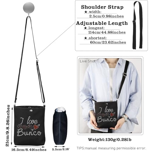 CMNIM B-co Night Game Gifts I Love B-co Crossbody Bag Lucky Night Gamer Babe Messenger B-co Queen Gifts- Game Night Gift4