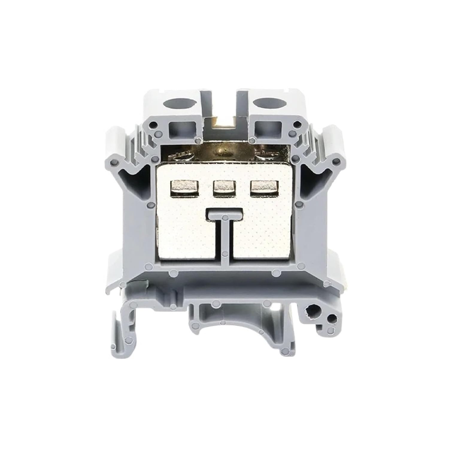 10Pcs UK-25 Din Rail Terminal Blocks Universal Class Connector Screw Connection Terminal Blocks UK25 Wire Conductor