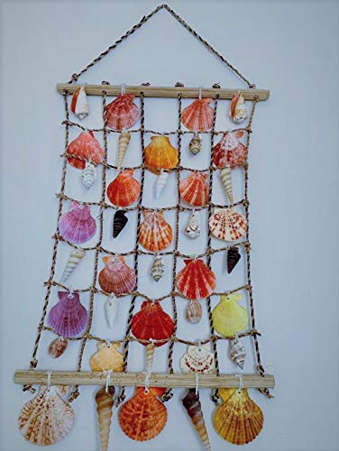 Natural Shells Wind Chime Hanging Decoration Exquisite Seashell Windbell Aeolian Handmade Crafts Ornaments Home Garden Hanging Ornament Gifts for Friends