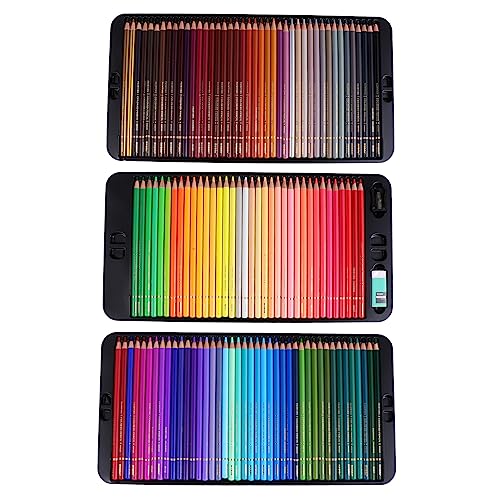 Crayons de couleur huileux pour dessin et fournitures artistiques d'étudiants