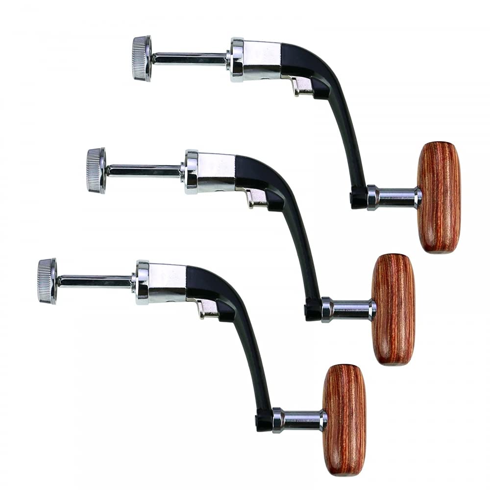 Bouton Poignée Moulinet Pêche Bouton En Bois Pour Manivelle De Moulinet De Pêche - Remplacement Universel - Type C Ergonomique Prise Main Bouton Poignée Moulinet Pêche Bouton En Bois Pour Manivelle De Moulinet De Pêche - Remplacement Universel - Type C Ergonomique Prise Main