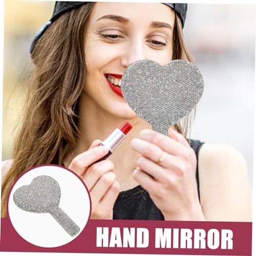 Miroir compact en forme de cœur Healeved pour application maquillage nomade