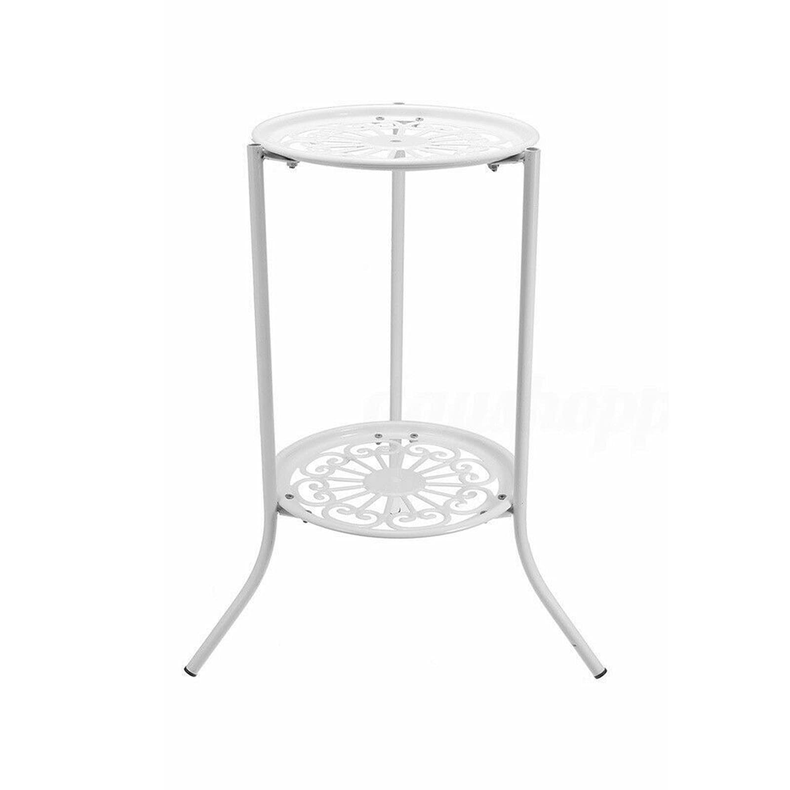 Kx9lb8d White Flower Display Stand Hanging Glass Tube Vases For Wedding Round Stand Desktop Planter Flower Pots For Indoor Outdoor Home Decoration For Planters(White)