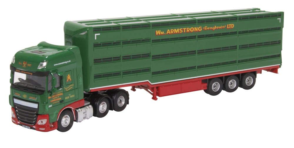Oxford Diecast 1:76 DAF XF William Armstrong Livestock Trailer Collectable model 76DXF003