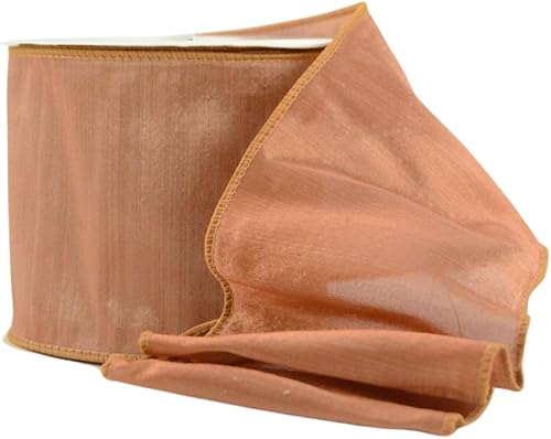 Miniatura 2 de Liso de tafetán brillante con cable - Vino 6" 10yd