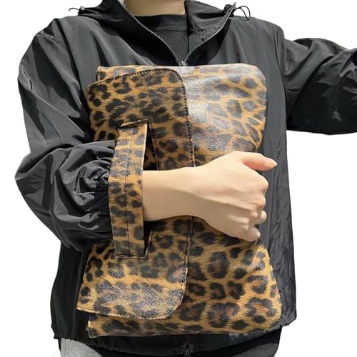 Image of Women Classic Crocodile Pattern Faux Leather Clutch Purse Oversized Female Shoulder Bag Messenger Handbag