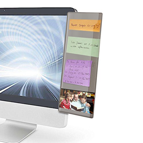 Monitor Holder PATIKIL Monitor Memo Board - Transparent Black Sticky ...