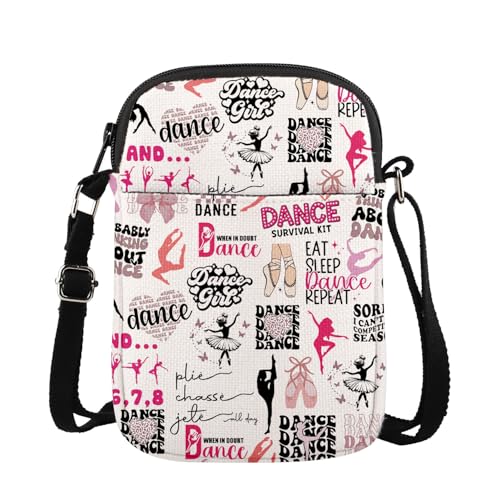 MAOFAED Dancer Gift, Dancer Crossbody Bag, In My Dance Era, Dance Lover Gift, Ballet, Gymnastic, Dance Teacher Gift