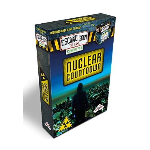 Escape Room The Game Expansion Pack – Nuclear Countdown | Solve The Mystery Board Game for Adults and Teens (English Version)