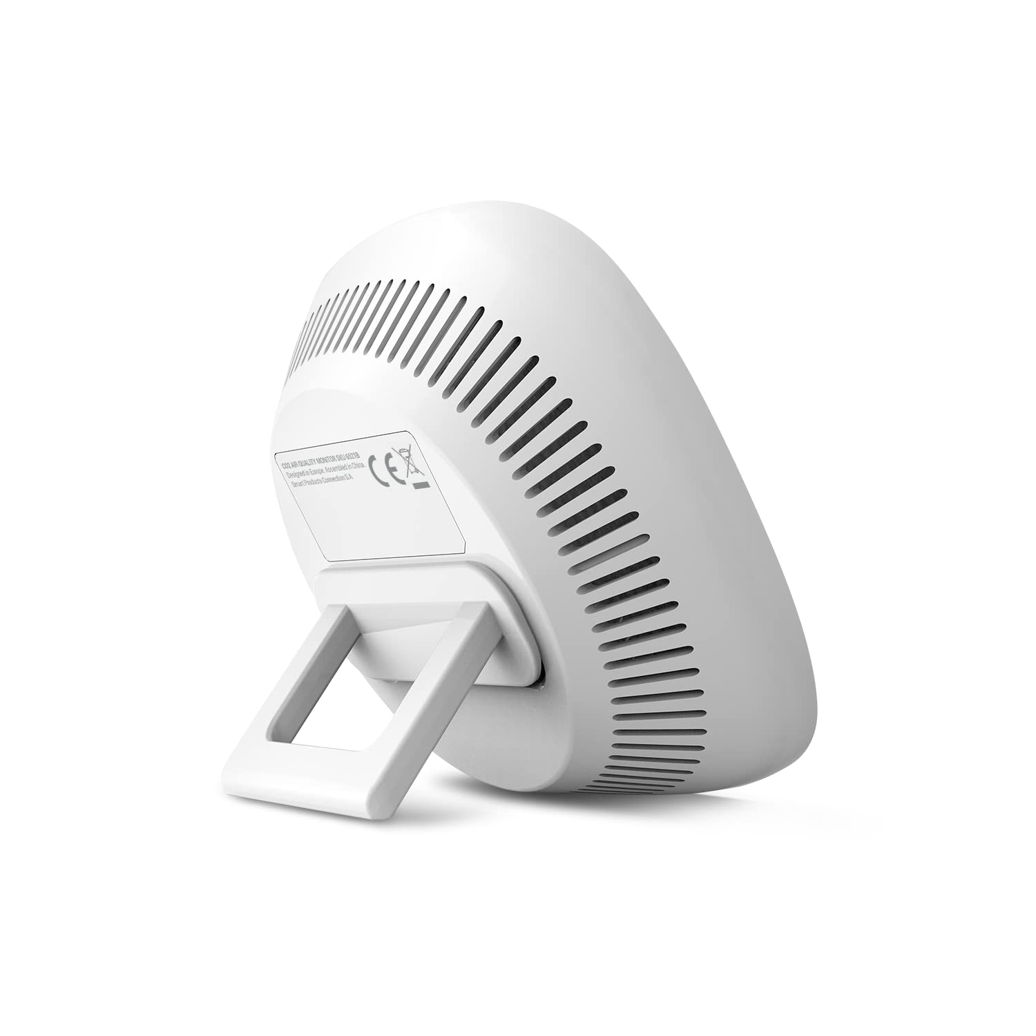 SPC CO2 AIR QUALITY MONITOR - Medidor de CO2, mide la calidad del aire, temperatura y humedad, gran batería y autonomía de hasta 10 horas, Blanco