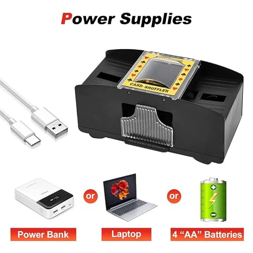 Elektrische Kartenmischmaschine Fonbear mit USB- und Batteriebetrieb