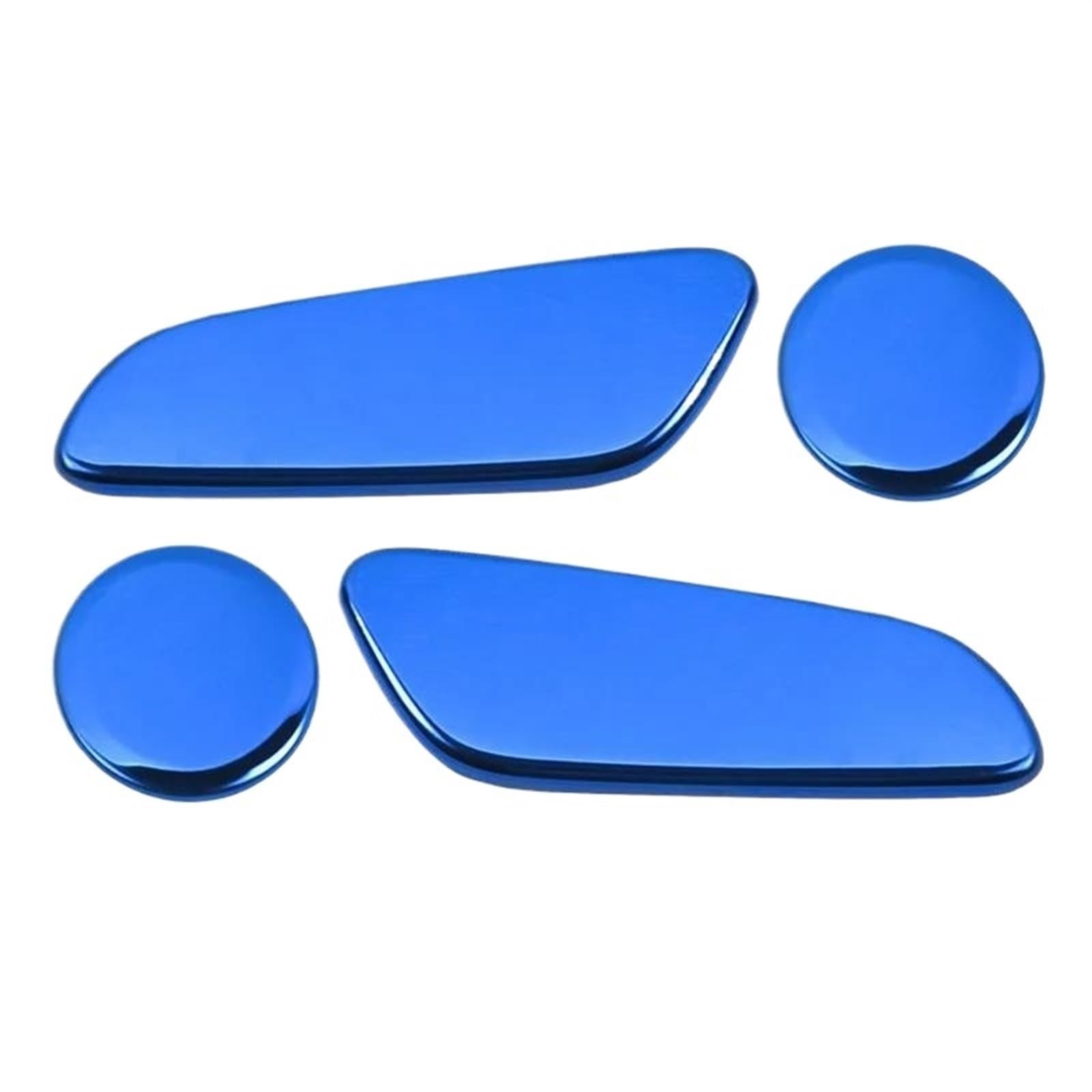 Car Interior Stickers for Cooper for F60 for Countryman Car Center Console Tidying Armrest Box Panel Trim Stainless Steel Decorative Sticker(3)